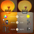 Sunset Lamp Projector with APP and Button Control, Multicolor Changing Projection Light Sunlight Lamp for Bedroom