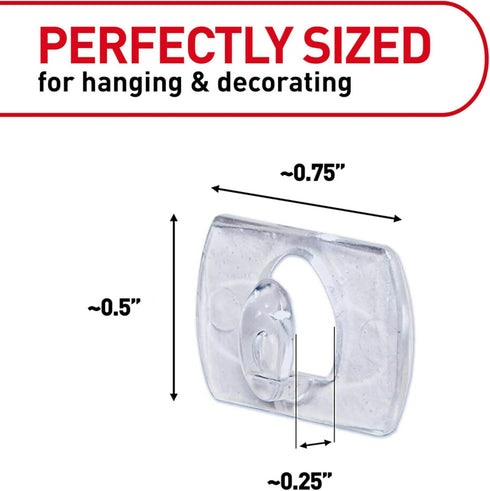 Command 90 Count Indoor Mini Light Clips, Damage Free Hanging Christmas Lights, Mini Wall Clips for Hanging Indoor