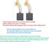 20 Pcs Motor Carbon Brush 6.5x7.5x13mm for Angle Grinder, Electric Hammer, Polisher, Hand Drill Replacement