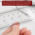 Film Flexible Ruler 120cm 0.1mm Scale with R Angle & Width Lines, PET Plastic Folding Straight Ruler, Transparent