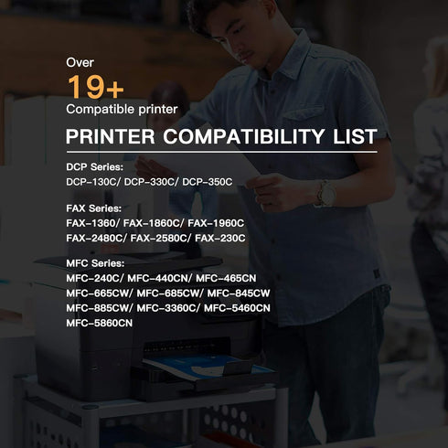 E-Z Ink Compatible Ink Cartridge Replacement for Brother LC51 Series, 15 Pack for MFC-440CN MFC-465CN Printers
