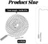 Tucnoeu 4 3mm Pcs Pull Chain String Extension with Connector, Extra Long Rust Proof Fan Pull Chain Extension