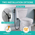 Set BARROCK Advanced Handheld Bidet Sprayer for Toilet, Bathroom Ergonomic Jet Bidet Spray Attachment Kit for Muslim