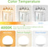 G25 Bulbs,E26 Base,5W,60 Equivalent,500LM,Non-Dimmable, 12 Pack Bulb 4000K Cotanic LED Globe Light Standard Watt
