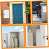 Mailbox Package Lockable Outdoor Plastic Milk Box for Wall Mounted Fresh Dairy Holder Decorative and Functional Design