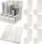 Glenmal 6 Pcs Plastic Magazine Organizers, Vertical File Folder Magazine Rack Holder for Home Desk, School, Office,