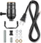 Lamp Rewire Kit, 12 Foot Matching Cord, 3 Way Socket and Essential Hardware, DIY Light Making Kit for Table and Floor