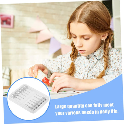 12pcs Stainless Steel Needle Electronic Kits, Ink Plastic Tips for Joints, 18g 1 Inch Needle Dispensing