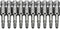 COMOK 10pcs 50mm Long 1/4 Inch Hex Shank T15 Torx Head Magnetic