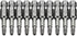COMOK 10pcs 50mm Long 1/4 Inch Hex Shank T15 Torx Head Magnetic