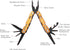 Gifts for Dad Husband Boyfriend Gifts for Him Unique Birthday Gifts for Men RoverTac 14 in 1 Multitool Pocket Knife Pliers Screwdrivers Saw Bottle Opener Perfect for Camping Survival Hiking Repairs by RoverTac