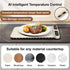 Parties,Buffet,Countertop 9-Level 18 Small Warming Mat for Food Portable Rolled-up Silicone Food Warmers for Electric