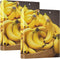 J JOYSAY Bananas 1.5 Inch 3 Ring Binder with Clipboard Round Ring Binder Cute