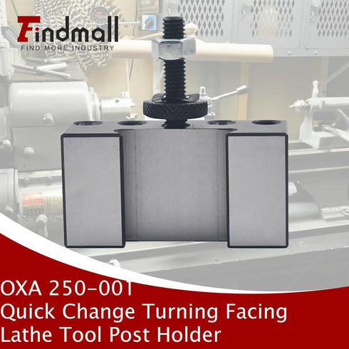 findmall OXA #1 Quick Change Turning Facing Lathe Tool Post Holder, OXA 250-001