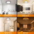 13in Dimmable 2000K, 3000K-6500K 24W BLNAN LED Flush Mount Ceiling Light Fixture with Remote Control, Night Light Wired