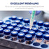 2mL Autosampler Vials, 9-425 HPLC Vials with Writing Area, Screw Cap, 100 Pcs