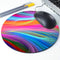Pingpi Custom Gaming Mouse Pad, Rainbow Ocean Round Mouse Pad