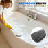 Mgitecy 3 Pack Set Heavy Duty Scrub Brush for Household Use, Long Scrub Brush, Handheld Scrub Brush, and Crevice Brush