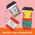 Pack, Set 8 Big Dot of Happiness Assorted Teacher Holiday Presents Coffee Cup Gift Card Holders with Envelopes, Teacher