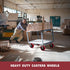 8"X2" Heavy Duty Casters, Polyurethane Caster Wheel, Load Capacity 1000lbs, Non-Marking for Laboratories