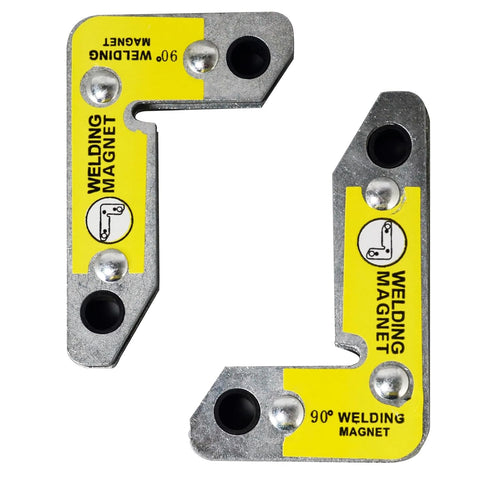 RIVERWELD Magnetic Corner Squares, Strong Powerful Welding Accessories Magnet for 90 Right Angle Setting Support
