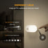 Closet 1-20LM 2-Pack Lyridz Rechargeable Motion Sensor Night Light, Cool White LED Stick-on Light with Dusk to Dawn