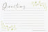 C.R. Gibson Q16-24814 Wedding Shower Recipe Cards and Invite Enclosure Cards, 40pcs, White