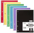 Mead Spiral Notebook, 6 Pack, 1-Subject, Wide Ruled, 70 Sheets per Notebook, 7-1/2" x 10-1/2", Color Varies (73063)