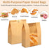 WINKIO 30 13.7 8.3 3.5 Inch 30 Pcs Bread Bags for Homemade Bread, x x Large Sourdough Kraft Paper Bakery Bags
