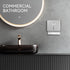 Commercial Paper Towel Dispenser Wall Mount, Adhesive No Drilling Multifold Trifold C Fold Hand Towel Dispenser,Silver