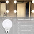 Cotanic G25 LED Globe Light Bulbs, 5W Vanity Light Bulb (60W Equivalent),Daylight 4000K,Non-dimmable Makeup Mirror Lights for Bedroom,Led Bathroom Light Bulbs,E26 Medium Screw Base,500lm,Pack of 4 by Cotanic