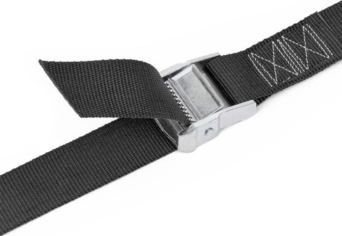 1.5in 4ft 300 lb (2-pack) PowerTye Heavy-Duty Lashing Straps x Cam Buckle Continuous loop strap (no hooks), Made in USA