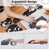 Keyboard Wrist Rest and Mouse Wrist Rest Support Set, Padded Memory Foam, Non-Slip Base for Office Accessories, Cute