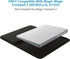 HONKID Wrist Rest for Magic Trackpad 2 (MJ2R2LL/A, A1535), Black, Relieve Pain & Fatigue