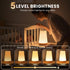 Dimmable Kids Touch Night Light: LED Bedside Lamp Eye-Caring Soft Warm USB Rechargeable Portable for Home Bedroom