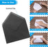 PATIKIL 5x7 Envelopes, 100Pcs A7 Size Gummed V Flap for Greeting Cards, Black