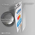 iSYFIX Credit Card Sticker Signs - 4 Pack, 3 x 8 Inch, We Accept Visa, MasterCard, Amex & Discover