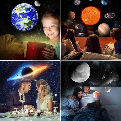 13 Planetarium Star Projector, Galaxy Projector for Bedroom,Home Night Light with HD Image Discs, Sky Light Living Room