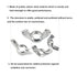 cSeao 50pcs Wing Nuts Assortment Kit, Zinc Plated Butterfly Nuts in Various Sizes