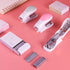 NEBURORA Mini Effortless Desktop Stapler, 400 Standard 26/6 Staples, 2-24 Sheet Capacity, Cute Gift