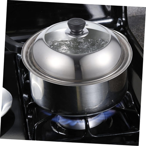 Universal Stainless Steel Pot Lid for Cooking and Steaming