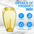 LEIFIDE Cubicle Hooks, Fabric Panel Wall Hooks for Office Home Kitchen Room, 10 Pieces (Gold)