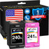 Cartlee Remanufactured Ink Cartridge Replacement for Canon PG-240XL 240 XL CL-241XL 241 XL for PIXMA MX472 MX452 MG3220