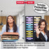 Ultimate Office WalMaster Heavy Duty 20-Pocket Wall Chart Filing System with Label Holders & 36 PocketFiles for
