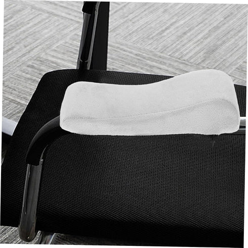 Elbow Angoily Office Chair Arm Pillow Memory Foam Pillow Wheelchair Armrest Support Gray