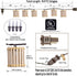 Outdoor-String-Lights-Waterproof, Bamboo Lantern String Lights for Patio, Garden, Porch, Balcony, Gazebo Decorative