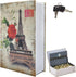 FOWSEEK Paris Book Safe Box with Combination Lock, Diversion Safe Vintage Faux Book