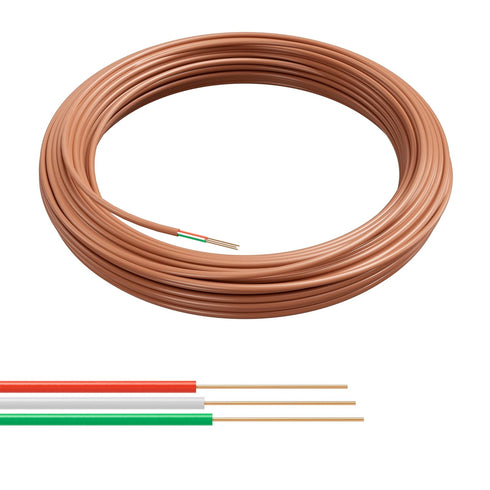 THE CIMPLE CO 18/3 Thermostat Wire 10 FT - Insulated Solid Copper
