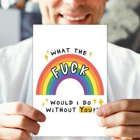 LiuuLi Funny Thank You Card for Best Friend, Friendship Card, Happy Thank You Card for Coworker Appreciation Card