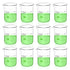 Utile 300ml Beaker Set, 12pcs of 10.2oz Upgraded Thickening Grass Beakers, Borosilicate 3.3 Glass